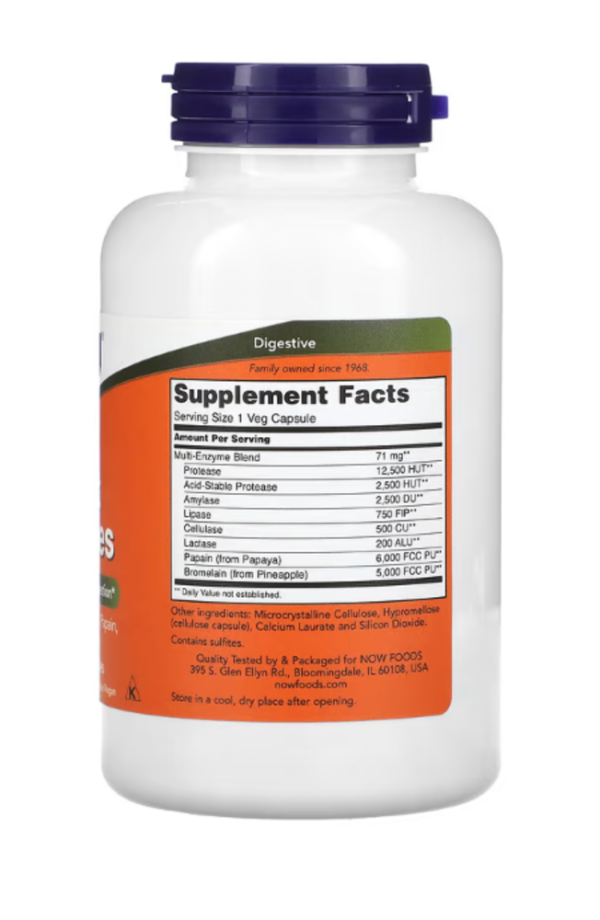 Now Foods, Plant Enzymes, 240 Vcaps