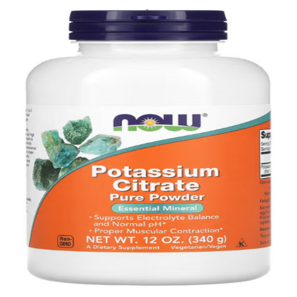 NOW Foods, Potassium Citrate Pure Powder, 12 oz (340 g)