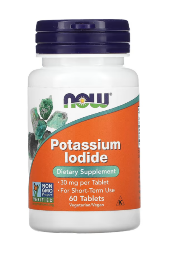 Now Foods, Potassium Iodide, 30 mg, 60 Tablets