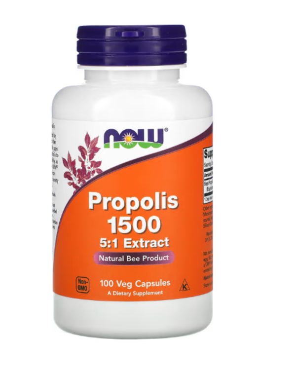 NOW Foods, Propolis 1500, 100 Veg Capsules