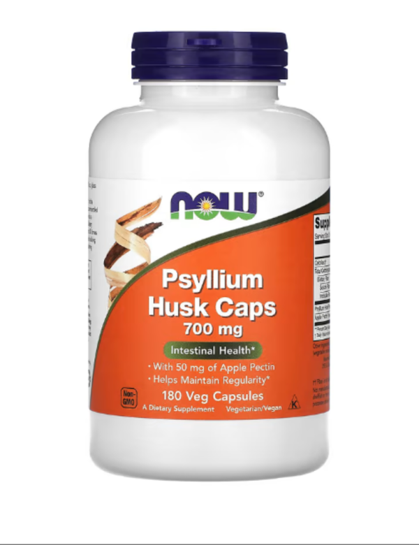 Now Foods, Psyllium Husk Caps, 700 mg, 180 Capsules