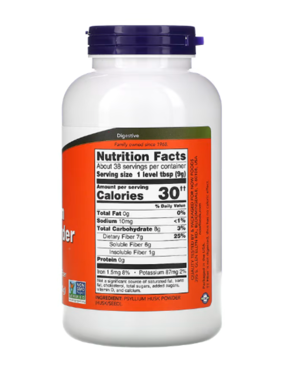 Now Foods, Psyllium Husk Powder, 12 oz (340 g)