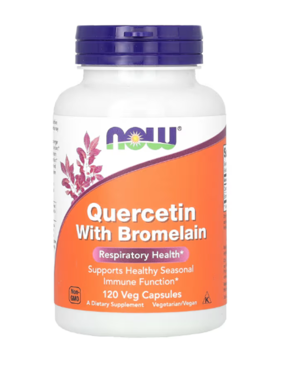 NOW Foods, Quercetin with Bromelain, 120 Veg Capsules