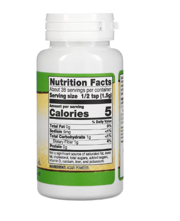NOW Foods, Real Food, Agar Powder, 2 oz (57 g)