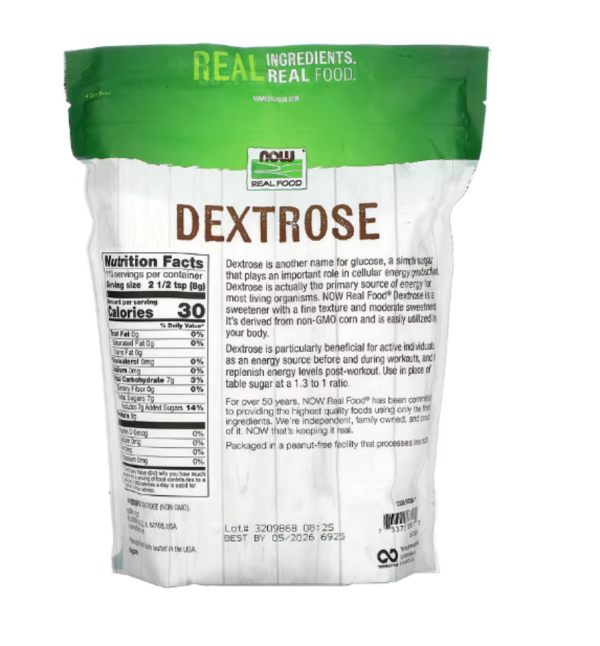 Now Foods, Real Food, Dextrose, 32 oz (907 g)