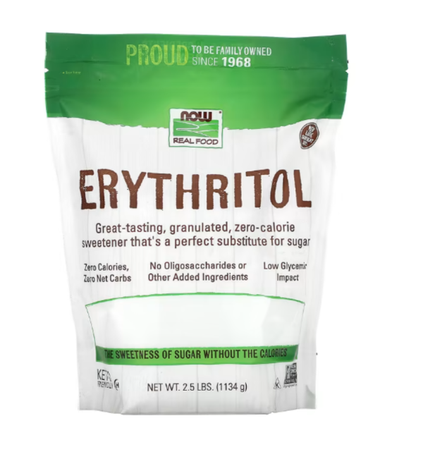 NOW Foods, Real Food, Erythritol, 2.5 lbs (1,134 g)