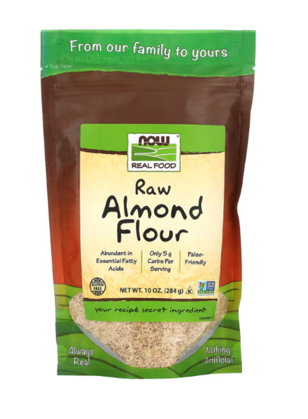 Now Foods, Real Food, Raw Almond Flour, 10 oz (284 g)