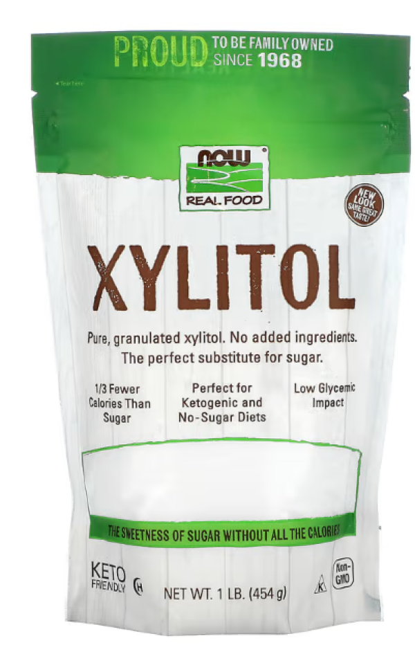 NOW Foods, Real Food, Xylitol, 1 lb (454 g)