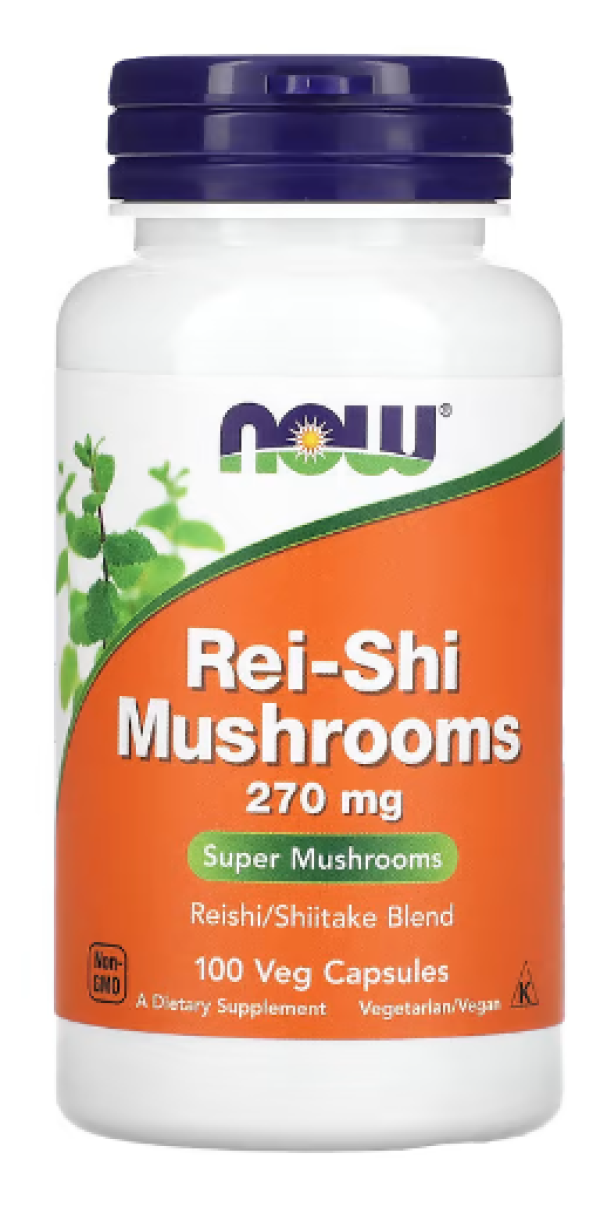 Now Foods, Rei-Shi Mushrooms, 270 mg, 100 Capsules