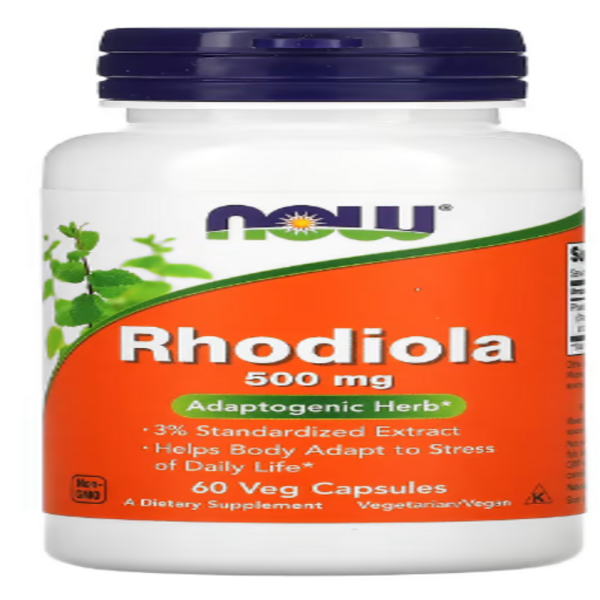 Now Foods, Rhodiola, 500 mg, 60 Vcaps