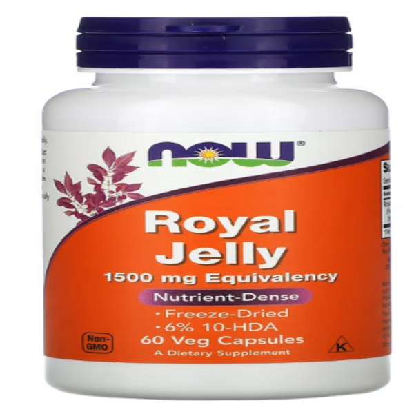 NOW Foods, Royal Jelly, 1,500 mg, 60 Veg Capsules