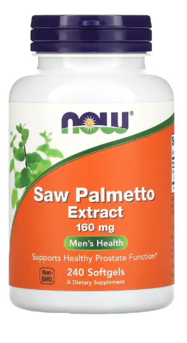 NOW Foods, Saw Palmetto Extract, 160 mg, 240 Softgels