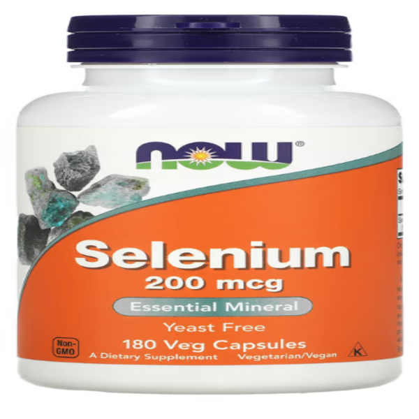 Now Foods, Selenium, 200 mcg, 180 Veggie Caps