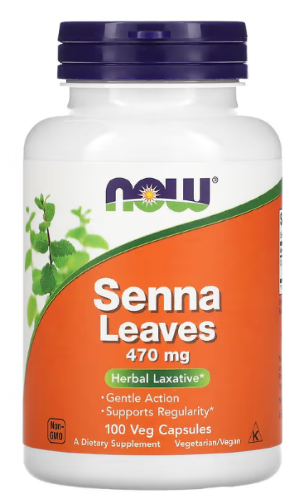 NOW Foods, Senna Leaves, 470 mg, 100 Veg Capsules