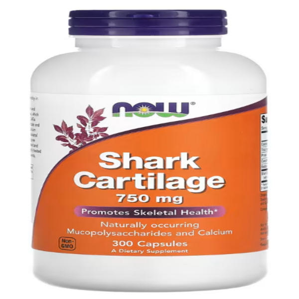NOW Foods, Shark Cartilage, 750 mg, 300 Capsules
