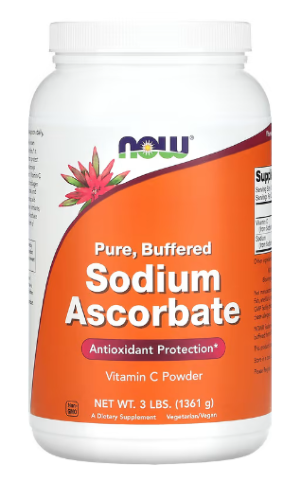 NOW Foods, Sodium Ascorbate Powder, 3 lbs (1361 g)