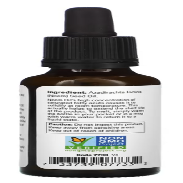 NOW Foods, Solutions, 100% Pure Neem Oil, 1 fl oz (30 ml)
