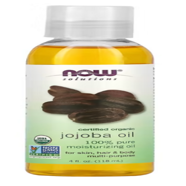 NOW Foods, Solutions, Certified Organic Jojoba Oil, 4 fl oz (118 ml)