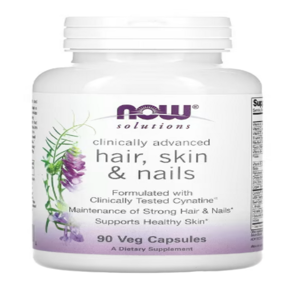 NOW Foods, Solutions, Clinically Advanced Hair, Skin & Nails, 90 Veg Capsules