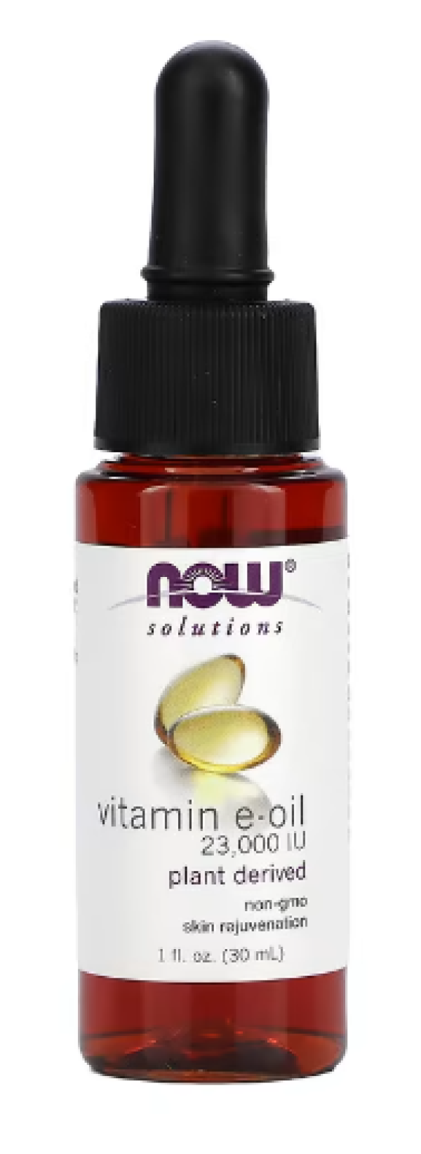 NOW Foods, Solutions, E-Oil, 23,000 IU, 1 fl oz (30 ml)