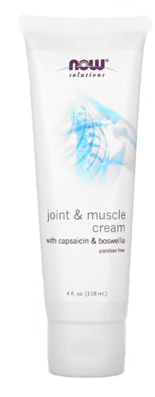 NOW Foods, Solutions, Joint and Muscle Cream, 4 fl oz (118 ml)