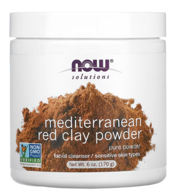 NOW Foods, Solutions, Mediterranean Red Clay Powder, 6 oz (170 g)