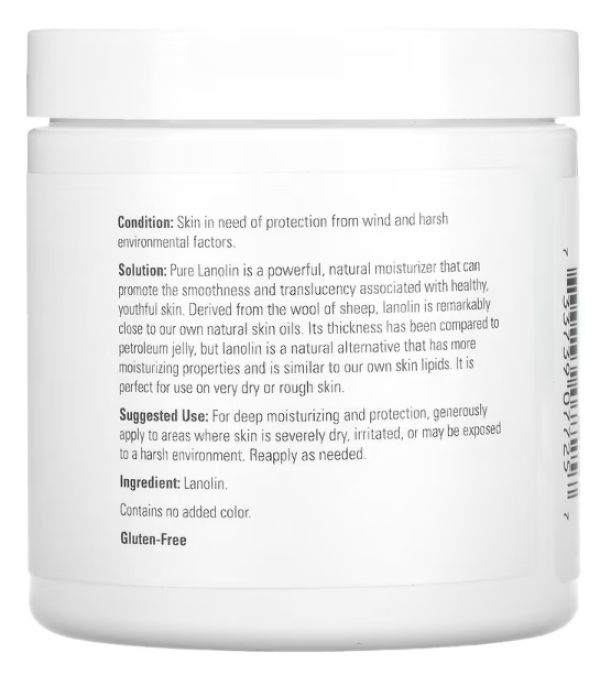 NOW Foods, Solutions, Pure Lanolin, 7 oz (198 g)