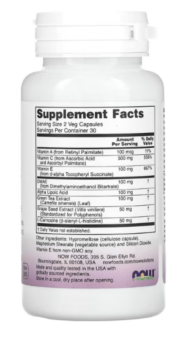 NOW Foods, Solutions, Wrinkle Rescue, 60 Veg Capsules