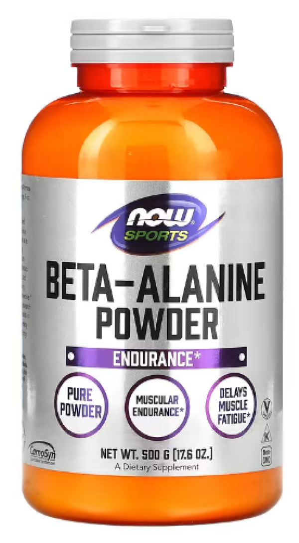NOW Foods, Sports, Beta-Alanine, Pure Powder, 17.6 oz (500 g)