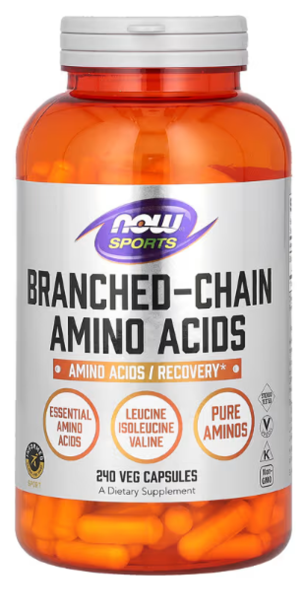NOW Foods, Sports, Branched-Chain Amino Acids, 240 Veg Capsules