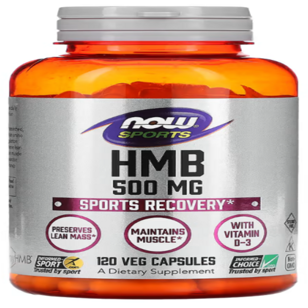 NOW Foods, Sports, HMB, 500 mg, 120 Veg Capsules
