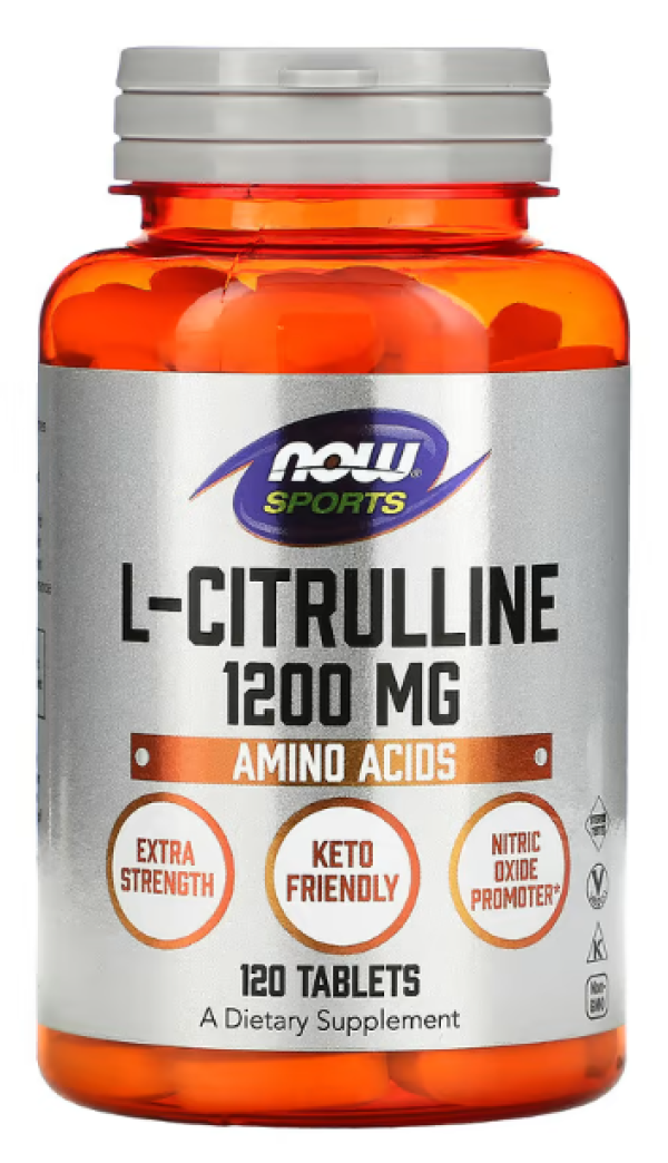 NOW Foods, Sports, L-Citrulline, 1,200 mg, 120 Tablets