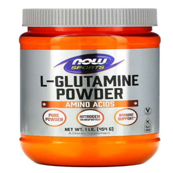 NOW Foods, Sports, L-Glutamine Powder, 1 lbs (454 g)