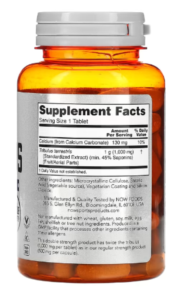 NOW Foods, Sports, Tribulus, 1,000 mg, 90 Tablets