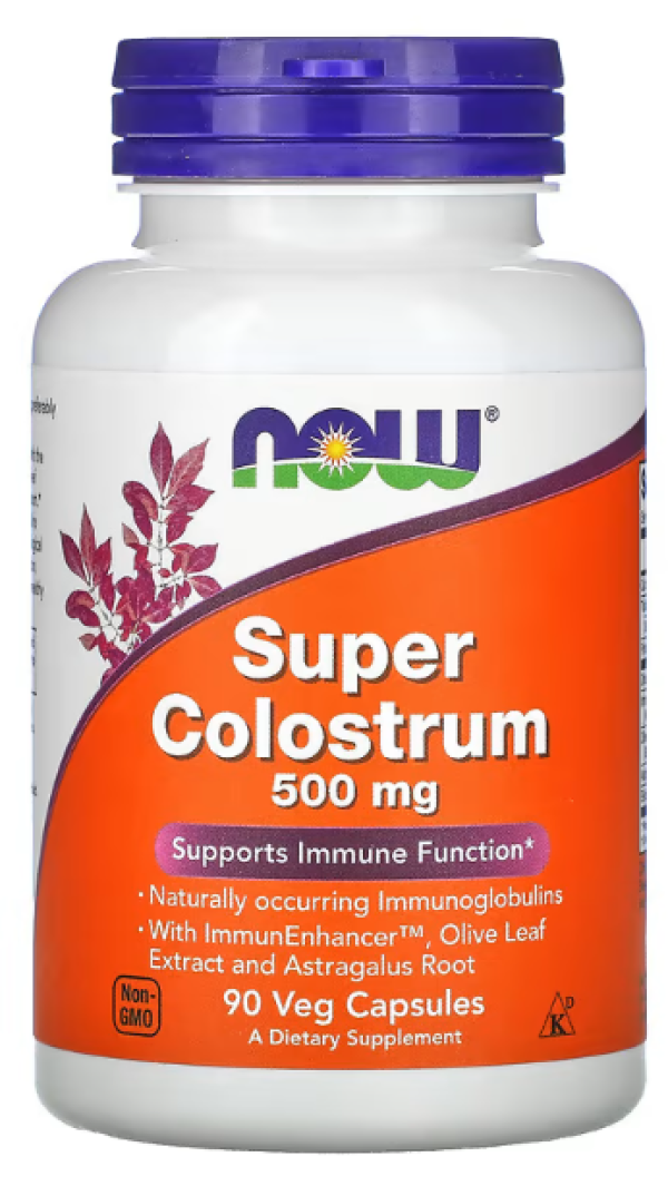 NOW Foods, Super Colostrum, 500 mg, 90 Veg Capsules