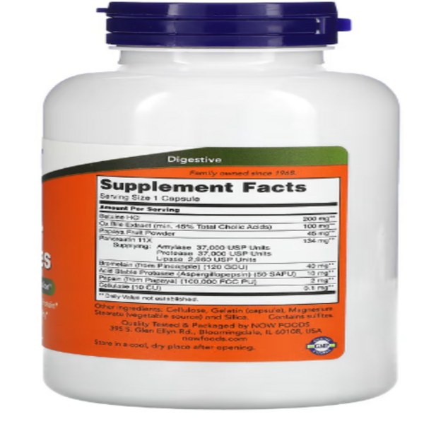 Now Foods, Super Enzymes, 180 Capsules