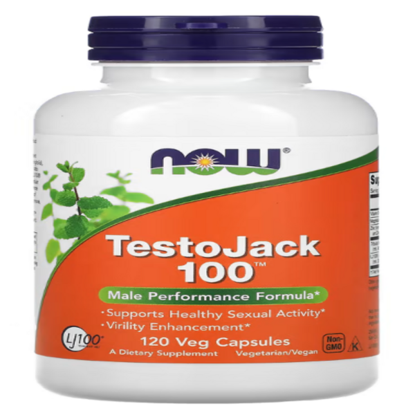 Now Foods, TestoJack 100, 120 Vcaps