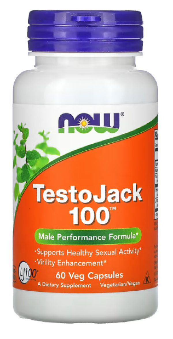 NOW Foods, TestoJack 100, 60 Veg Capsules