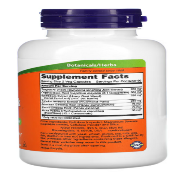 Now Foods, TestoJack 200, Extra Strength, 120 Veggie Caps