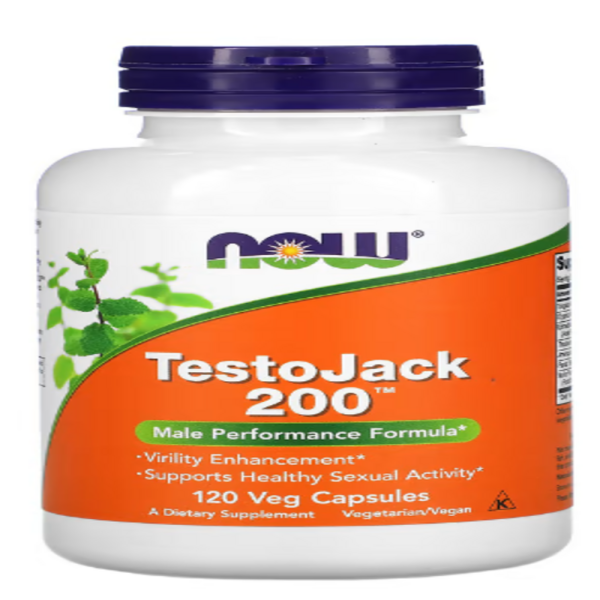 Now Foods, TestoJack 200, Extra Strength, 120 Veggie Caps