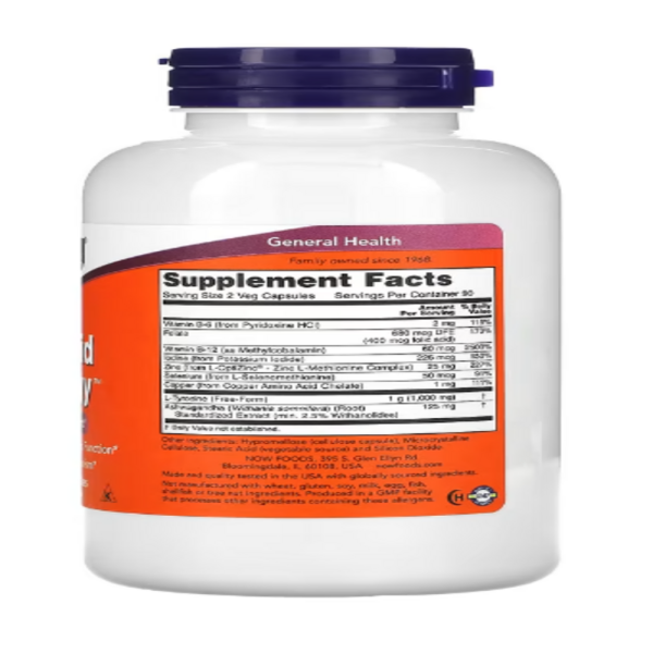 Now Foods, Thyroid Energy, 180 Vcaps