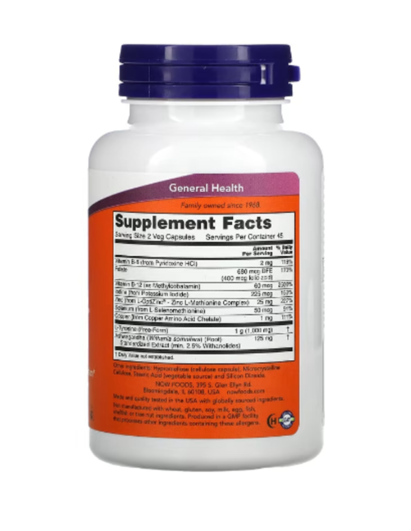 NOW Foods, Thyroid Energy, 90 Veg Capsules, Near EXP - Feb-2025
