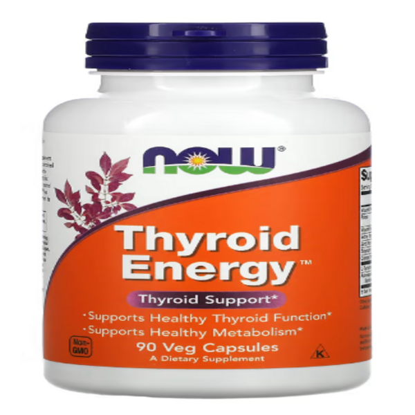 Now Foods, Thyroid Energy, Thyroid Support, 90 Vcaps