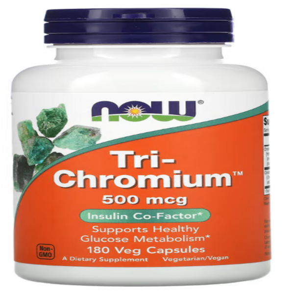 Now Foods, Tri-Chromium, 500 mcg, 180 Vcaps