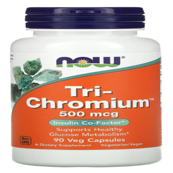 NOW Foods, Tri-Chromium, 500 mcg, 90 Veg Capsules