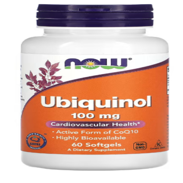 Now Foods, Ubiquinol, 100 mg, 60 Softgels