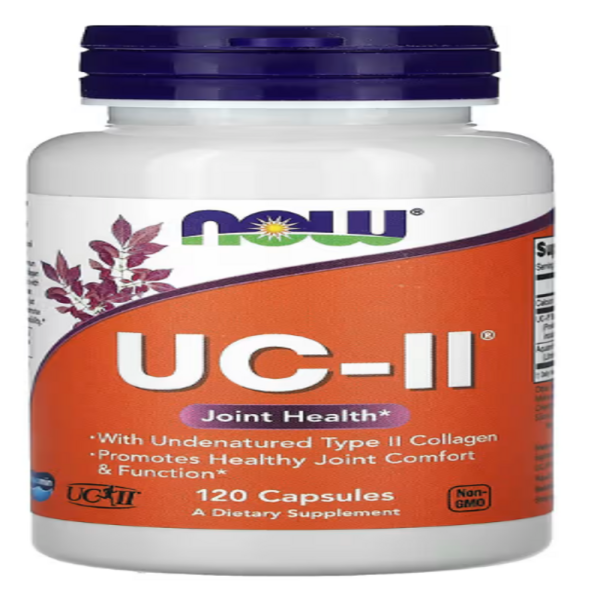 NOW Foods, UC-II Joint Health with Undenatured Type II Collagen, 120 Capsules