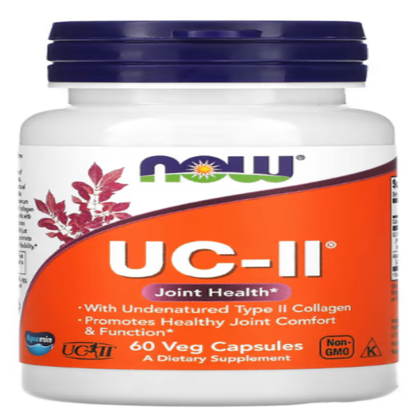 NOW Foods, UC-II Joint Health with Undenatured Type II Collagen, 60 Veg Capsules