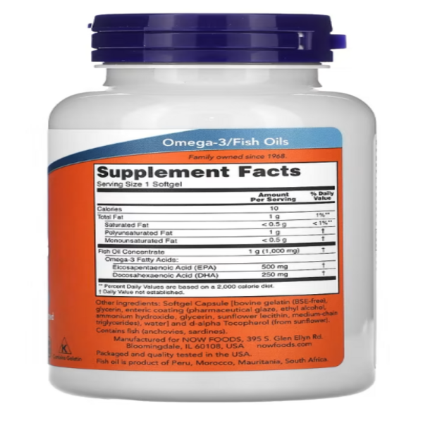 NOW Foods, Ultra Omega-3 Fish Oil, 90 Softgels