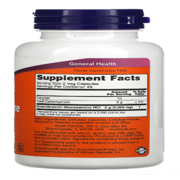 NOW Foods, Vegetarian Glucosamine '1000', 90 Veg Capsules